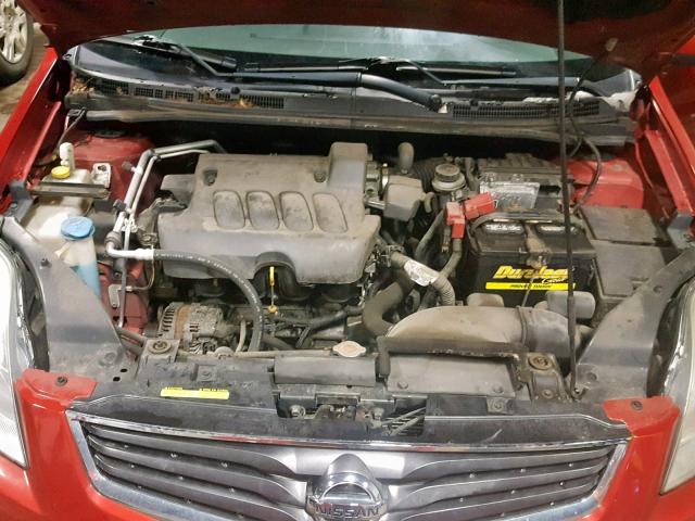 3N1AB6AP6BL612628 - 2011 NISSAN SENTRA 2.0 RED photo 7