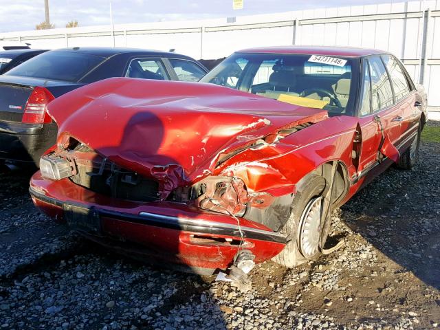 1G4HP52K6WH532465 - 1998 BUICK LESABRE CU RED photo 2