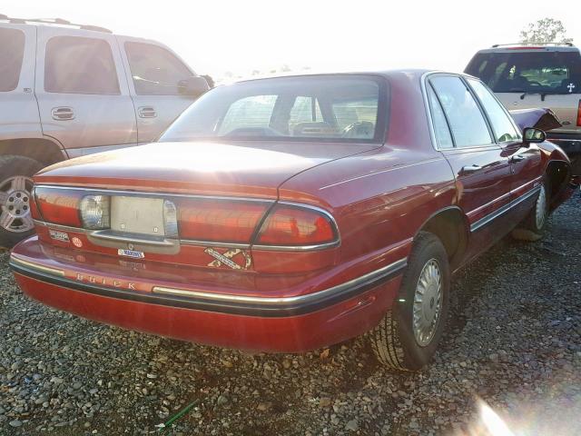 1G4HP52K6WH532465 - 1998 BUICK LESABRE CU RED photo 4