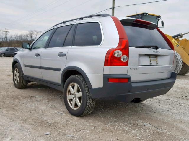 YV4CZ592861242555 - 2006 VOLVO XC90 SILVER photo 3