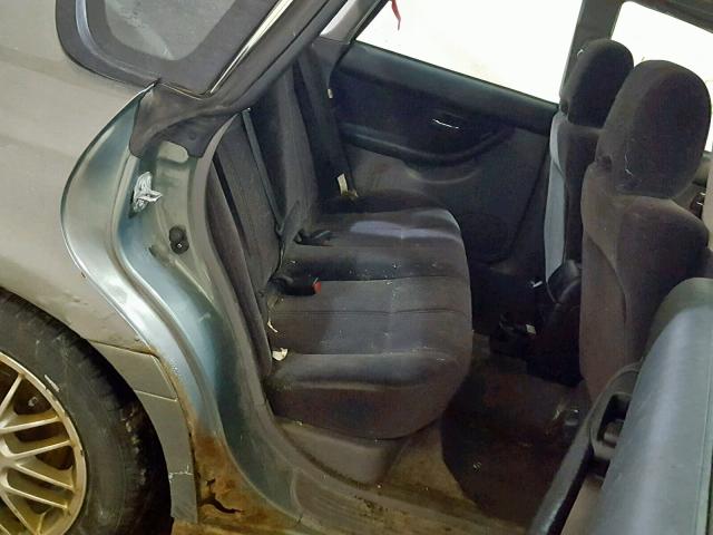 4S3BE625747207102 - 2004 SUBARU LEGACY L S GRAY photo 6