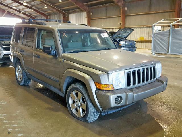 1J8HG48N26C104334 - 2006 JEEP COMMANDER GOLD photo 1