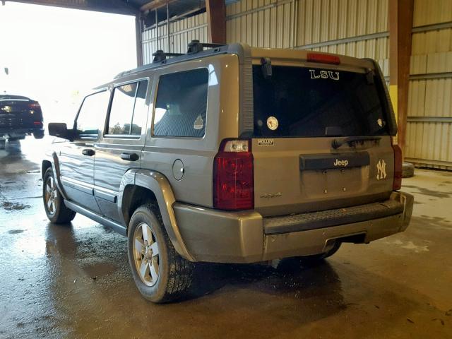 1J8HG48N26C104334 - 2006 JEEP COMMANDER GOLD photo 3