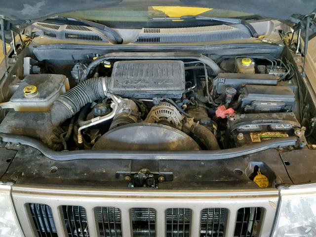 1J8HG48N26C104334 - 2006 JEEP COMMANDER GOLD photo 7