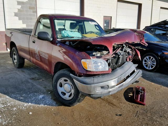 5TBJT32135S464500 - 2005 TOYOTA TUNDRA RED photo 1