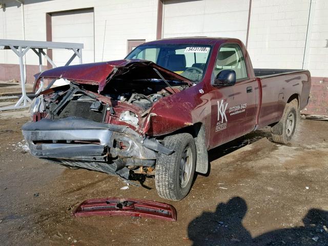 5TBJT32135S464500 - 2005 TOYOTA TUNDRA RED photo 2
