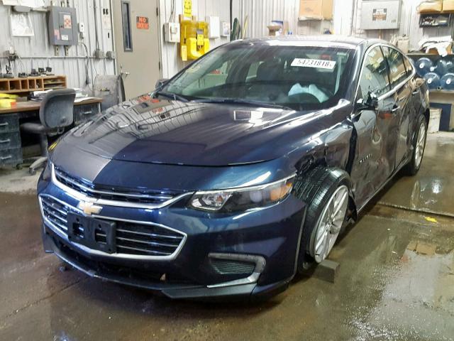 1G1ZJ5SUXHF148143 - 2017 CHEVROLET MALIBU HYB BLUE photo 2