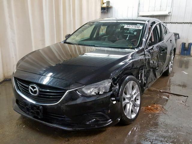 JM1GJ1V56F1216329 - 2015 MAZDA 6 TOURING BLACK photo 2