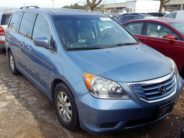 5FNRL38799B044532 - 2009 HONDA ODYSSEY EX BLUE photo 1