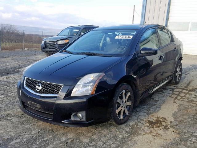 3N1AB6AP4CL629302 - 2012 NISSAN SENTRA 2.0 BLACK photo 2