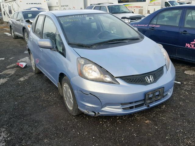 JHMGE88569S808285 - 2009 HONDA FIT LX BLUE photo 1