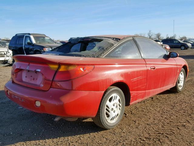 1G8ZY12711Z100003 - 2001 SATURN SC2 RED photo 4