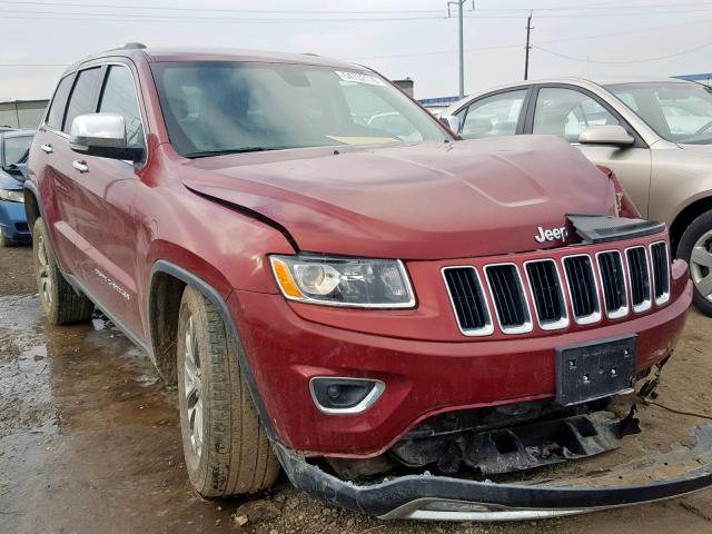 1C4RJFBG2FC684316 - 2015 JEEP GRAND CHER MAROON photo 1