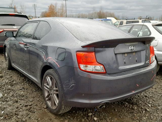 JTKJF5C79B3020895 - 2011 TOYOTA SCION TC 石墨色 照片 3