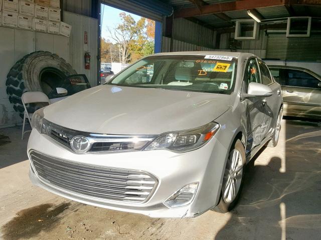 4T1BK1EBXDU076001 - 2013 TOYOTA AVALON BAS Argent photo 2