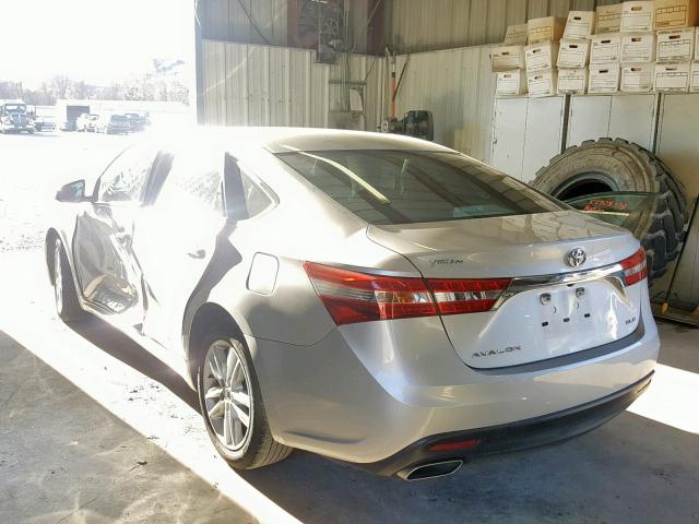 4T1BK1EBXDU076001 - 2013 TOYOTA AVALON BAS Argent photo 3