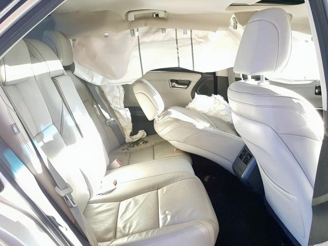 4T1BK1EBXDU076001 - 2013 TOYOTA AVALON BAS Argent photo 6