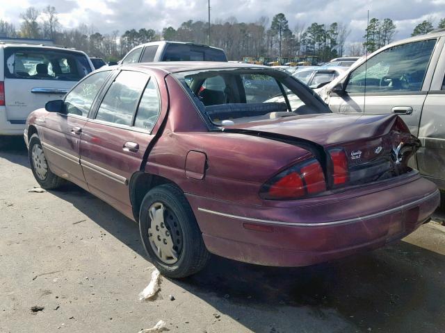 2G1WL52M2W1104283 - 1998 CHEVROLET LUMINA BAS RED photo 3