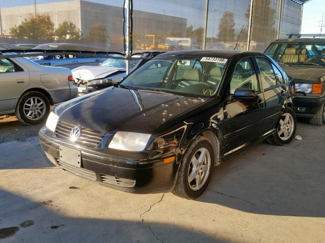 3VWRK69M13M171073 - 2003 VOLKSWAGEN JETTA GL BLACK photo 2