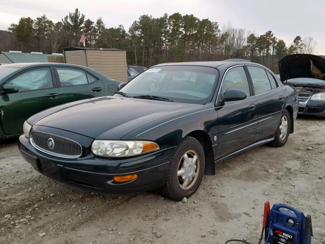 1G4HP54K01U274537 - 2001 BUICK LESABRE CU BLACK photo 2