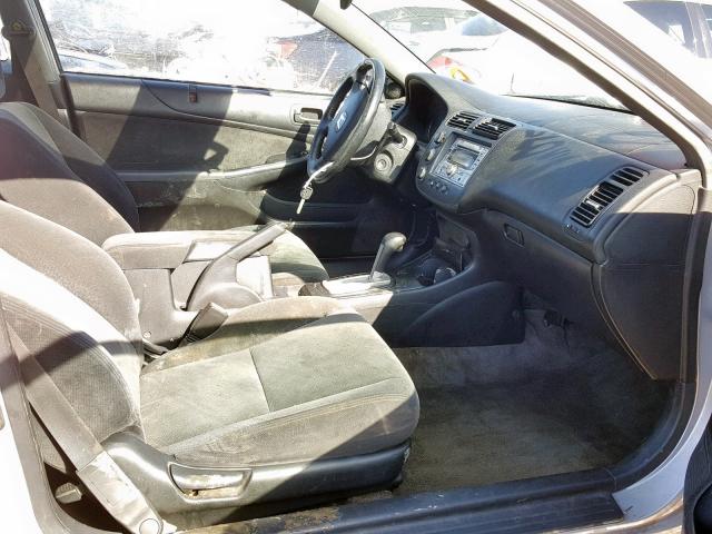 1HGEM22905L075774 - 2005 HONDA CIVIC EX SILVER photo 5