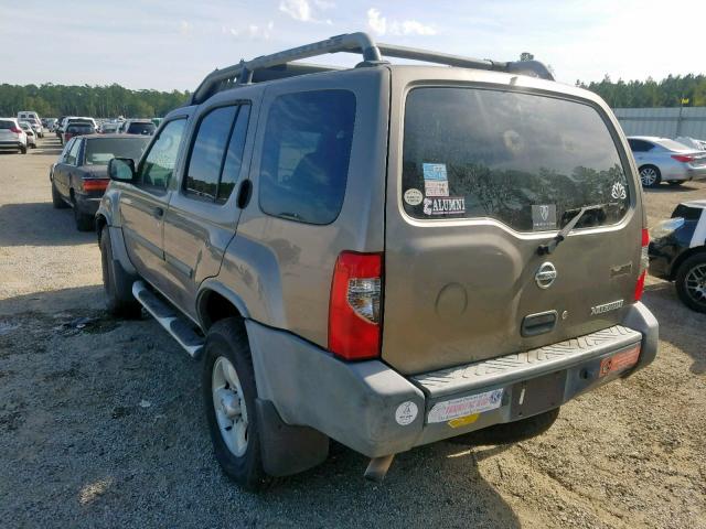 5N1ED28T24C671559 - 2004 NISSAN XTERRA XE WHITE photo 3