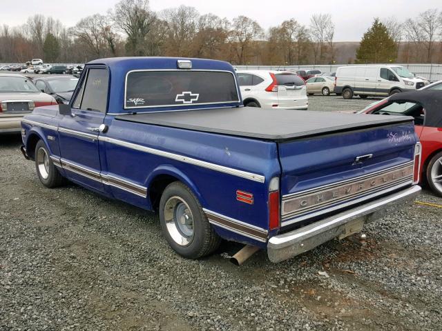 CCE142B133151 - 1972 CHEVROLET CHEYENNE BLUE photo 3