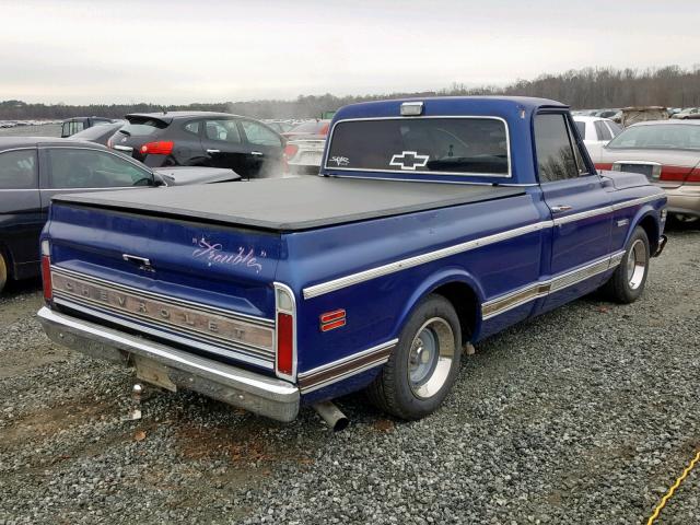 CCE142B133151 - 1972 CHEVROLET CHEYENNE BLUE photo 4