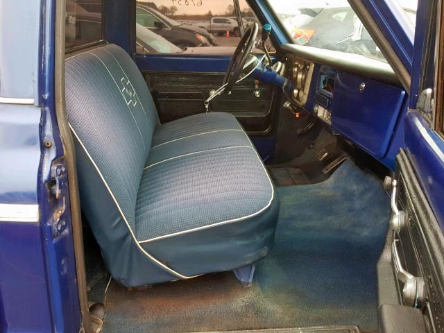 CCE142B133151 - 1972 CHEVROLET CHEYENNE BLUE photo 5