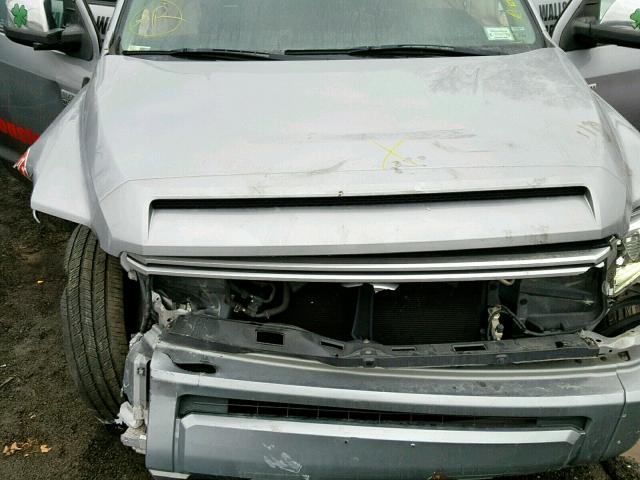 5TFAY5F12EX386896 - 2014 TOYOTA TUNDRA CRE SILVER photo 7