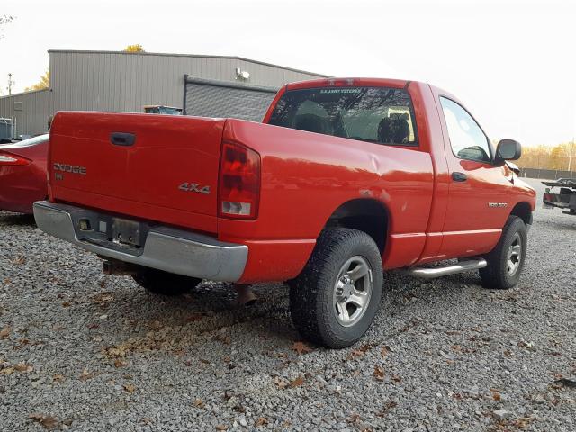 1D7HU16N93J510965 - 2003 DODGE RAM 1500 S RED photo 4