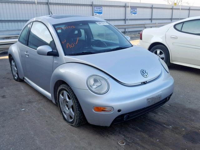 3VWCB21C31M455285 - 2001 VOLKSWAGEN NEW BEETLE SILVER photo 1