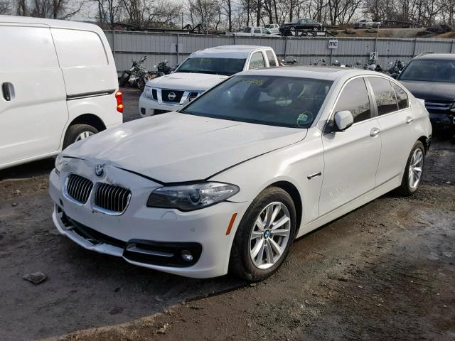 WBA5A7C52GG145025 - 2016 BMW 528 XI WHITE photo 2