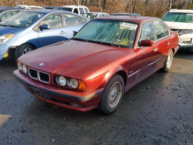WBAHD6320SGK49137 - 1995 BMW 525 I AUTO RED photo 2