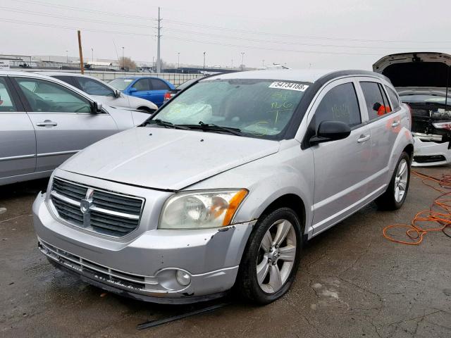 1B3CB4HA9AD614102 - 2010 DODGE CALIBER SX SILVER photo 2