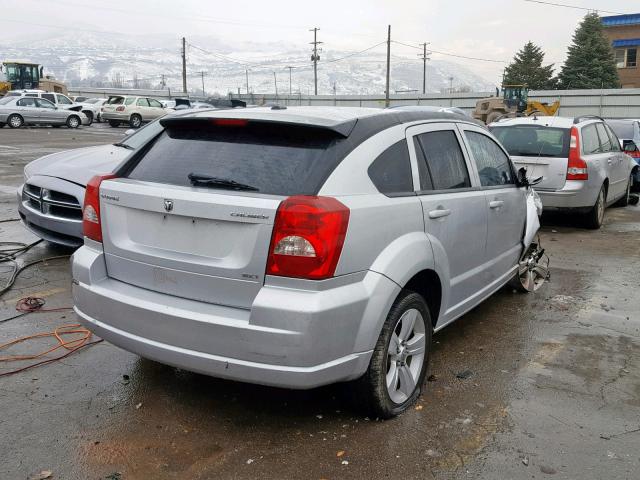 1B3CB4HA9AD614102 - 2010 DODGE CALIBER SX SILVER photo 4