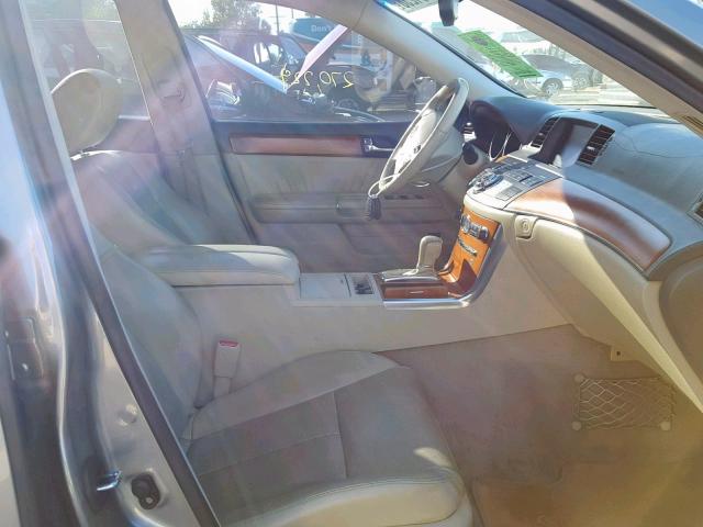 JNKAY01E36M111861 - 2006 INFINITI M35 BASE SILVER photo 5