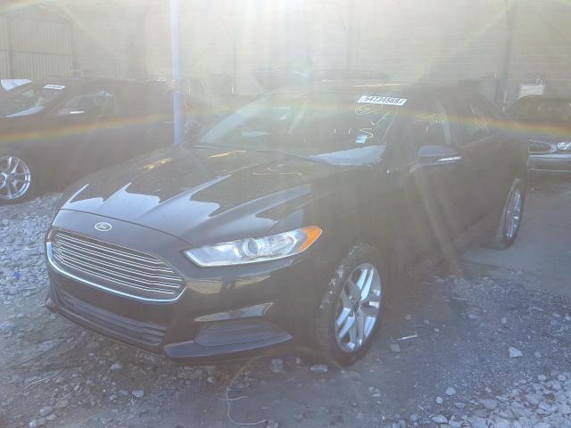 3FA6P0HR0DR350006 - 2013 FORD FUSION SE BLACK photo 2