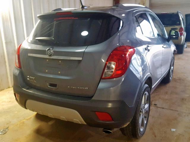 KL4CJBSB5EB746986 - 2014 BUICK ENCORE CON GRAY photo 4