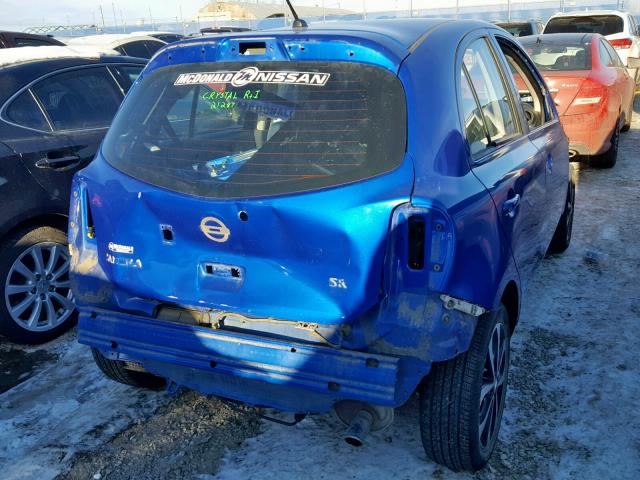 3N1CK3CP1GL247254 - 2016 NISSAN MICRA BLUE photo 4