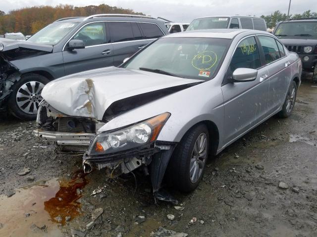 1HGCP3F81BA022806 - 2011 HONDA ACCORD EXL SILVER photo 2