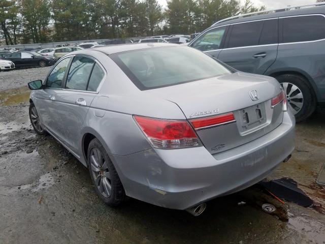 1HGCP3F81BA022806 - 2011 HONDA ACCORD EXL SILVER photo 3