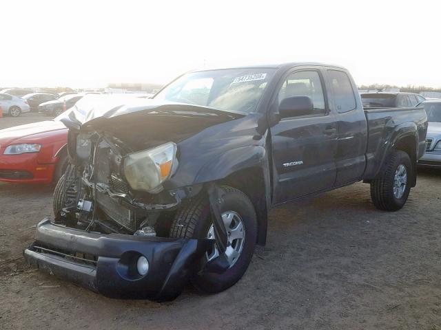 5TETU62N77Z401889 - 2007 TOYOTA TACOMA PRE BLACK photo 2