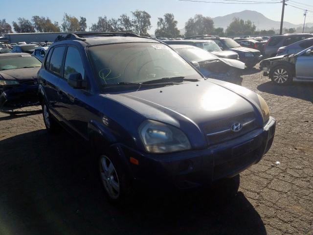 KM8JM12B36U376265 - 2006 HYUNDAI TUCSON GL BLUE photo 1