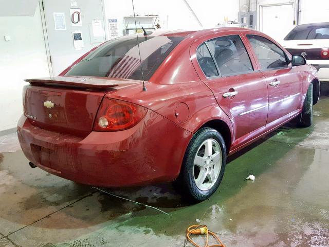 1G1AF5F53A7126938 - 2010 CHEVROLET COBALT 2LT RED photo 4