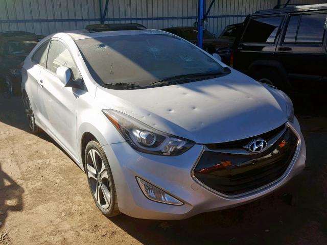 KMHDH6AH6EU024039 - 2014 HYUNDAI ELANTRA CO SILVER photo 1