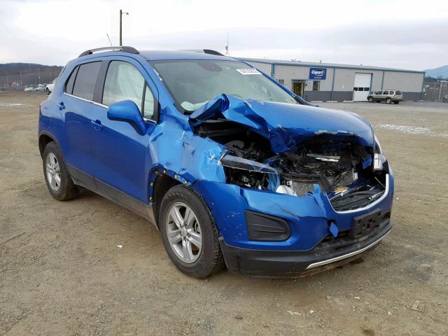 KL7CJLSB1GB601052 - 2016 CHEVROLET TRAX 1LT BLUE photo 1