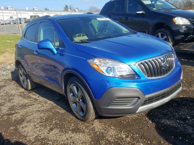 KL4CJASB2DB102595 - 2013 BUICK ENCORE BLUE photo 1