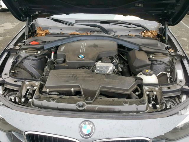 WBA3C1C51EK114907 - 2014 BMW 328 I SULE CHARCOAL photo 7