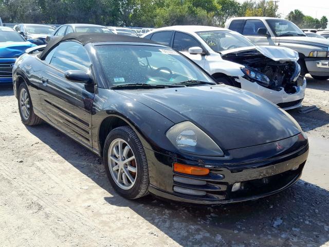 4A3AE45G31E066420 - 2001 MITSUBISHI ECLIPSE SP BLACK photo 1